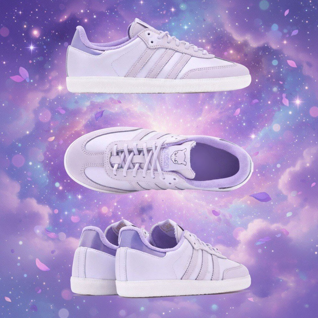 Mewtwo Pokemon X 30Th Anniversary Collection Sneakers Legendary Pokemon Shoes Fan Gifts