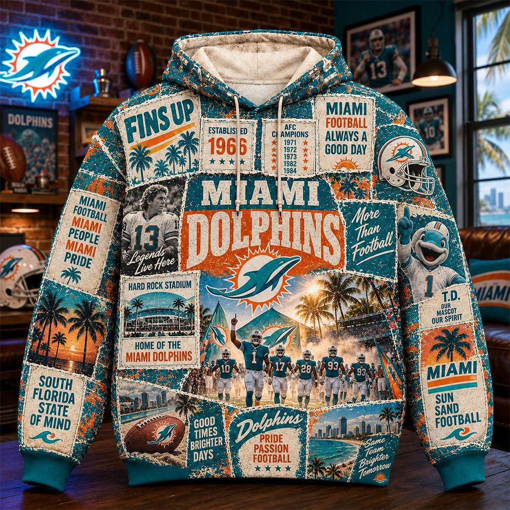 Miami Dolphins Always A Good Day Hoodie Football Game Day Hoodie Miami Dolphins Merch
