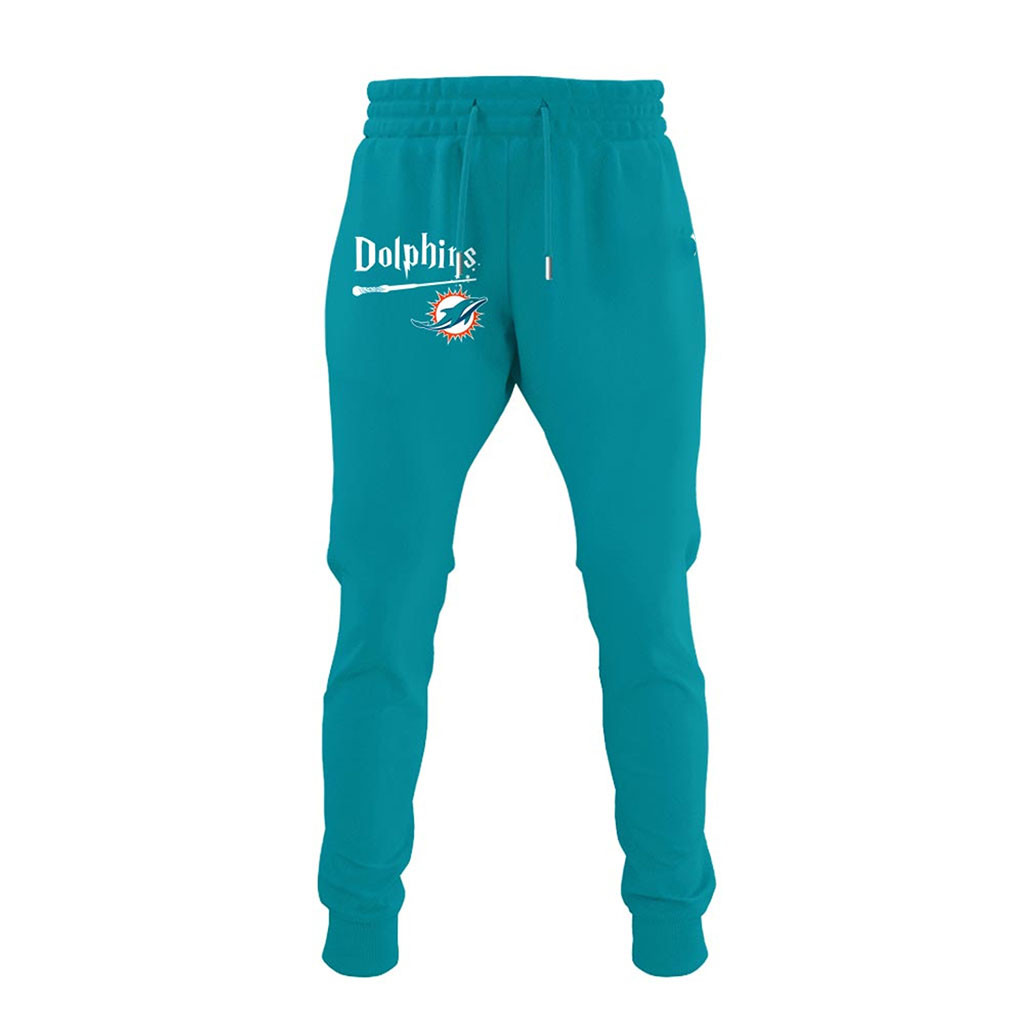 Miami Dolphins Harry Potter 25th Anniversary Sweatpants Miami Dolphins Merch Football Fan Gear