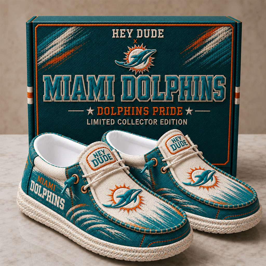Miami Dolphins Merch Dolphins Pride Slip-On Loafers Best Gifts For Football Fans Miami Dolphins Merch Dolphins Pride Slip-On Loafers Best Gifts For Football Fans