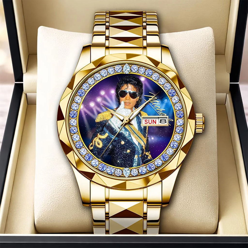 Michael Jackson Alloy Luxury Quartz Watch King Of Pop Michael Jackson Merch Music Fan Gifts