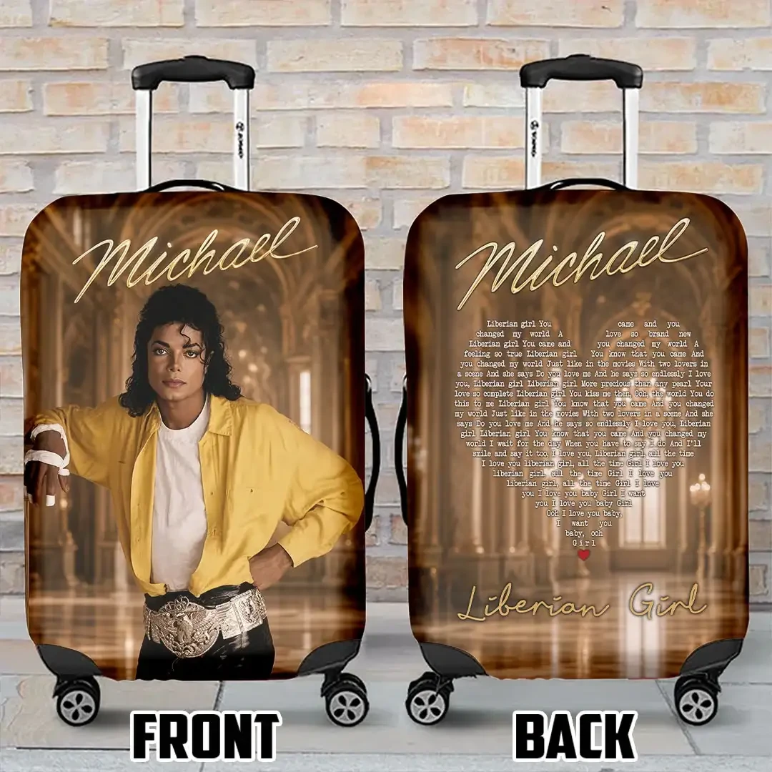 Michael Jackson Liberian Girl Luggage Cover Michael Jackson Merch King Of Pop Music Fan Gift