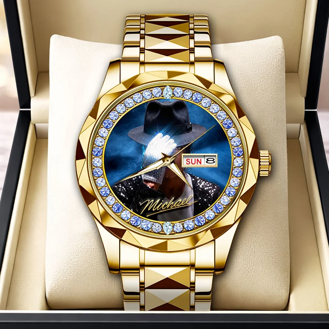 Michael Jackson Smooth Criminal Gold Watch King Of Pop Tribute Gifts For MJ Fans Michael Jackson Smooth Criminal Gold Watch King Of Pop Tribute Gifts For MJ Fans