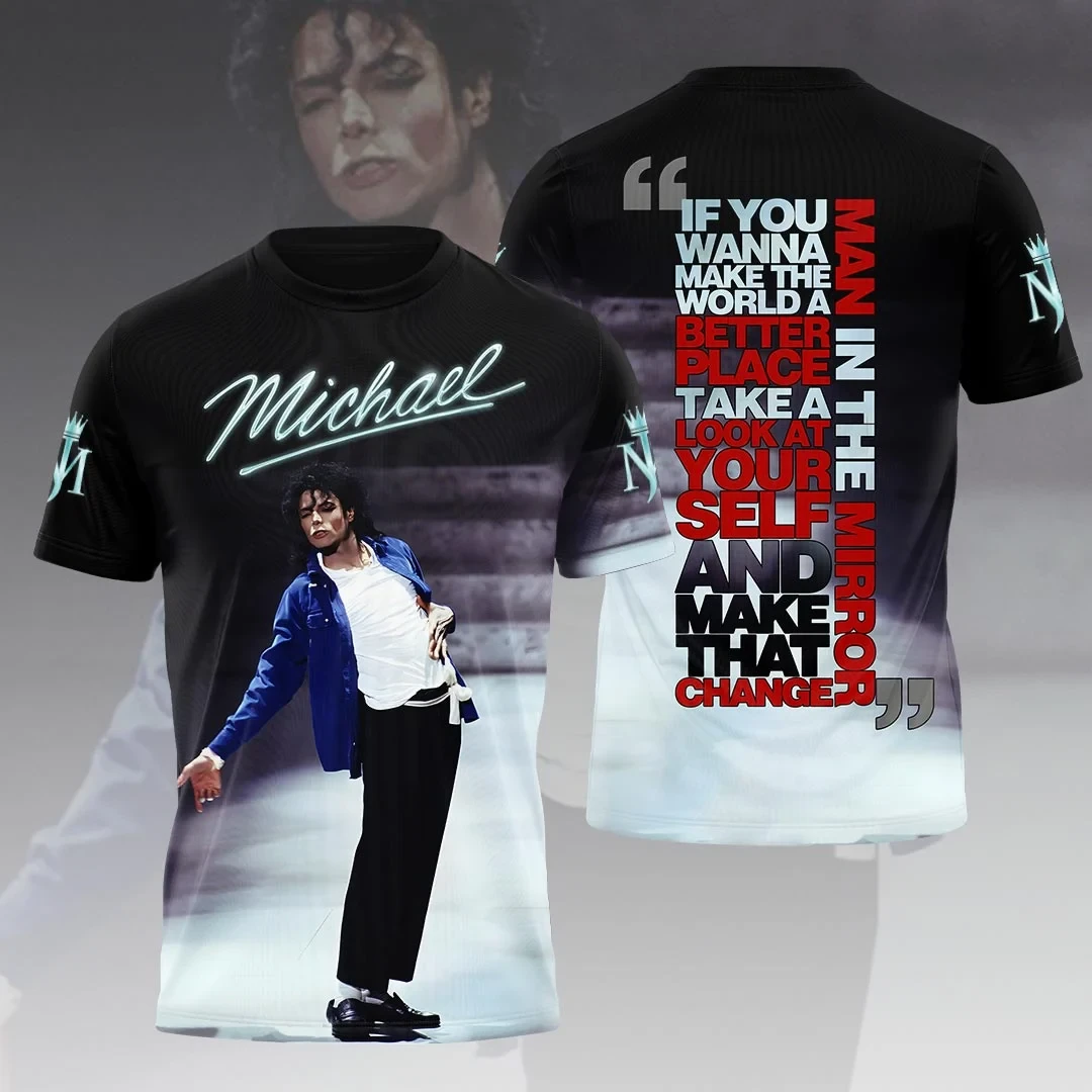 Michael Jackson T-Shirt Man In The Mirror Shirt Michael Jackson Merch Gift For Music Lovers Michael Jackson T-Shirt Man In The Mirror Shirt Michael Jackson Merch Gift For Music Lovers