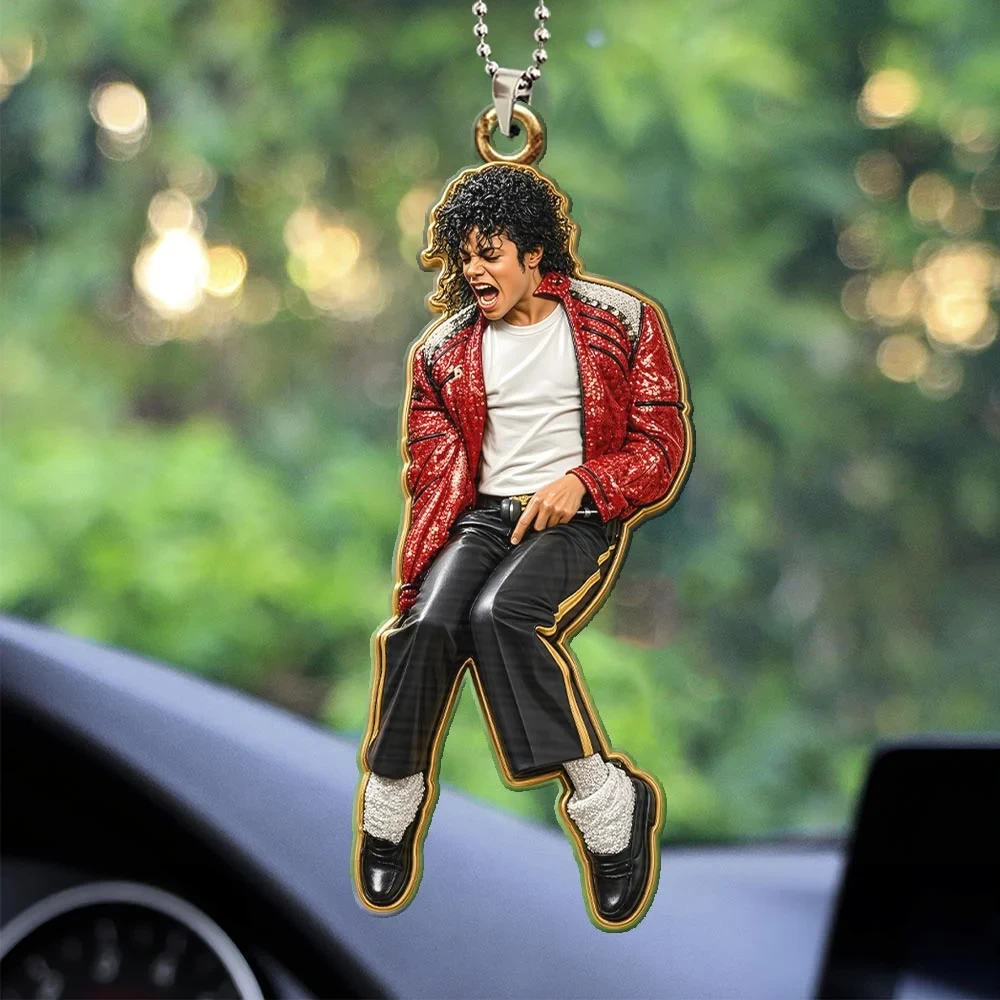 Michael Jackson The King Of Pop Acrylic Car Ornament Michael Jackson Merch Gifts For MJ Fans Michael Jackson The King Of Pop Acrylic Car Ornament Michael Jackson Merch Gifts For MJ Fans
