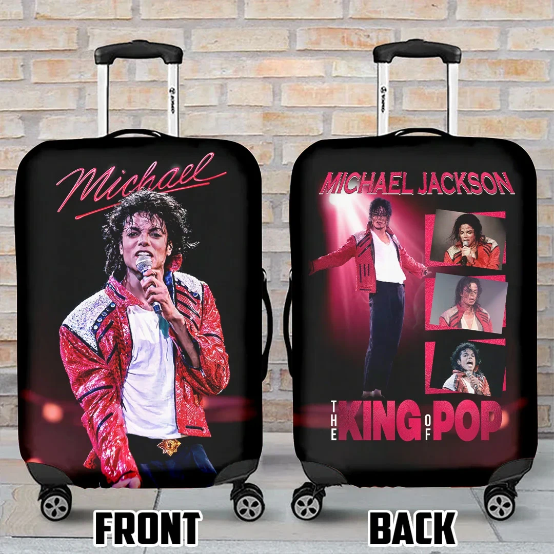 Michael Jackson The King Of Pop Luggage Cover RIP Michael Jackson Merch Gifts For MJ Fans
