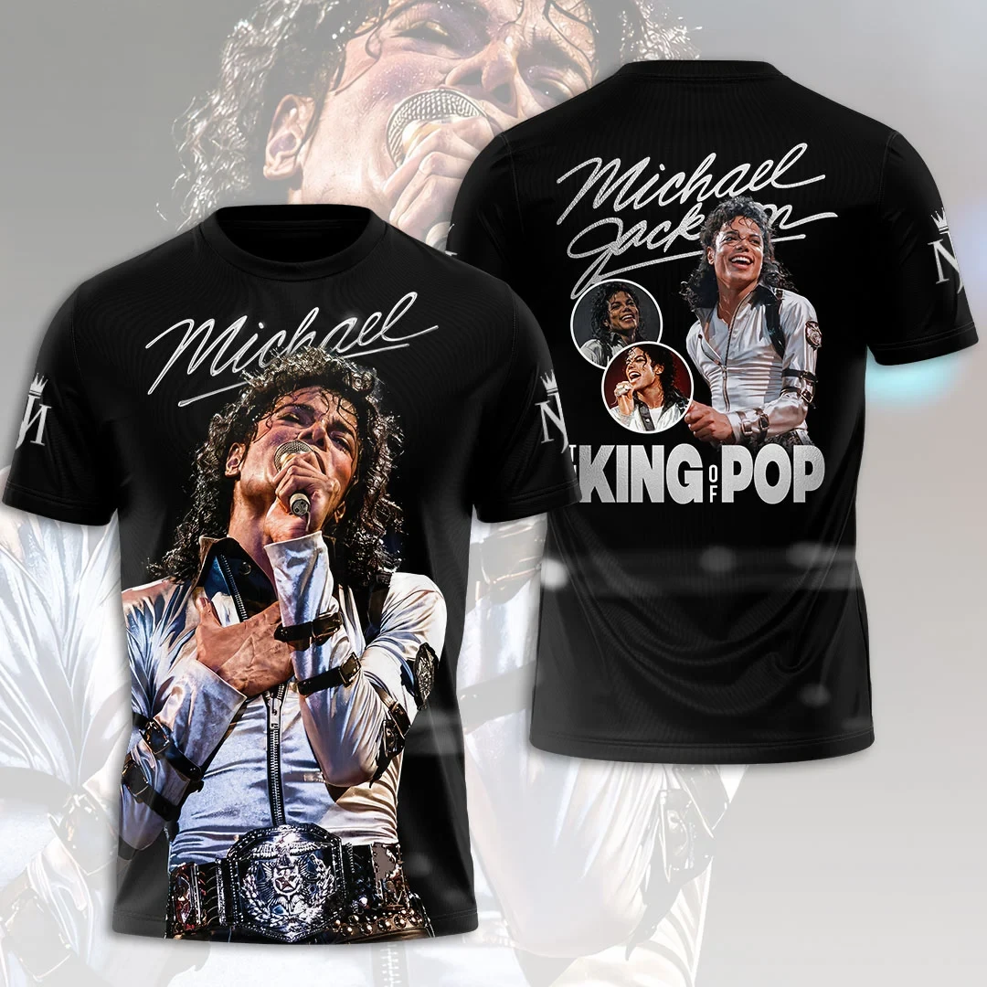 Michael Jackson The King Of Pop T-Shirt Michael Jackson Merch Gifts For MJ Fans