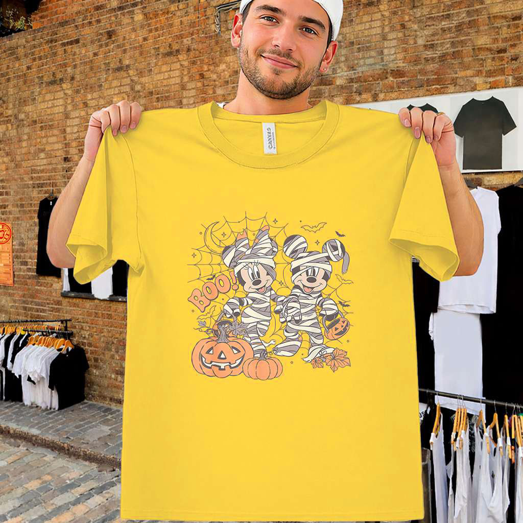 Mickey Minnie Halloween Shirt Mummy Costume Boo Tee Gifts For Friends Mickey Minnie Halloween Shirt Mummy Costume Boo Tee Gifts For Friends
