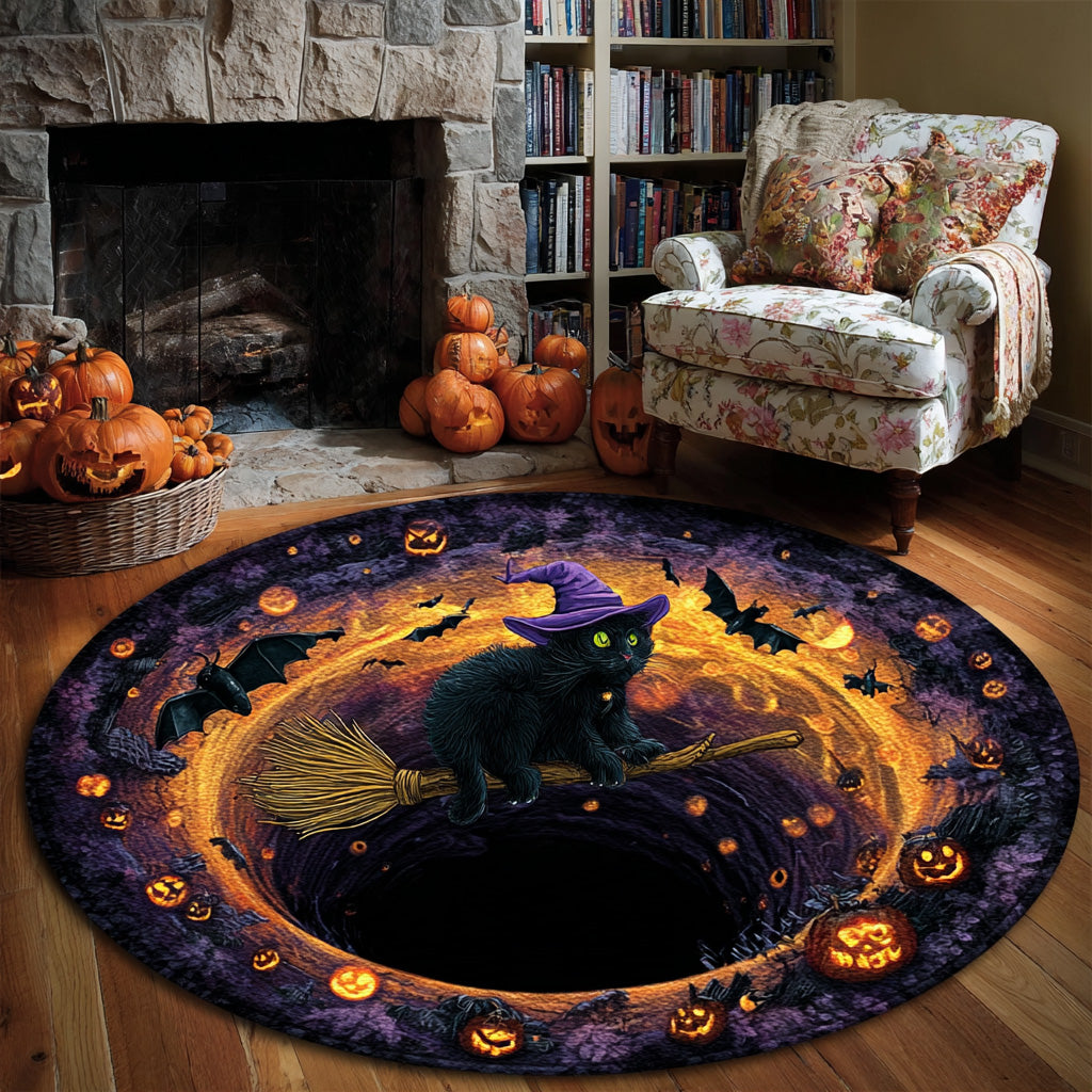 Midnight Flight Quilted Round Mat Halloween Living Room Decor Halloween Present Ideas Midnight Flight Quilted Round Mat Halloween Living Room Decor Halloween Present Ideas