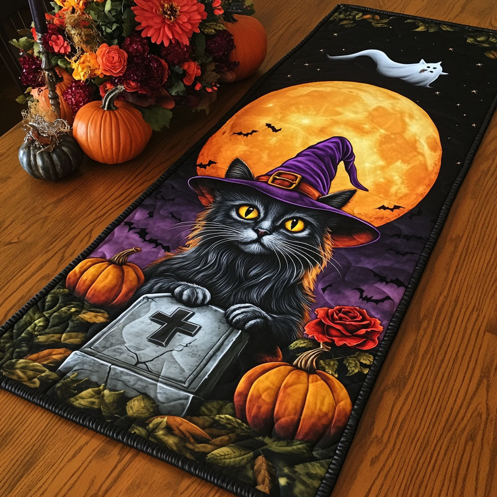 Midnight Spooks Quilted Table Runner Scary Halloween Table Centerpieces Good Halloween Presents