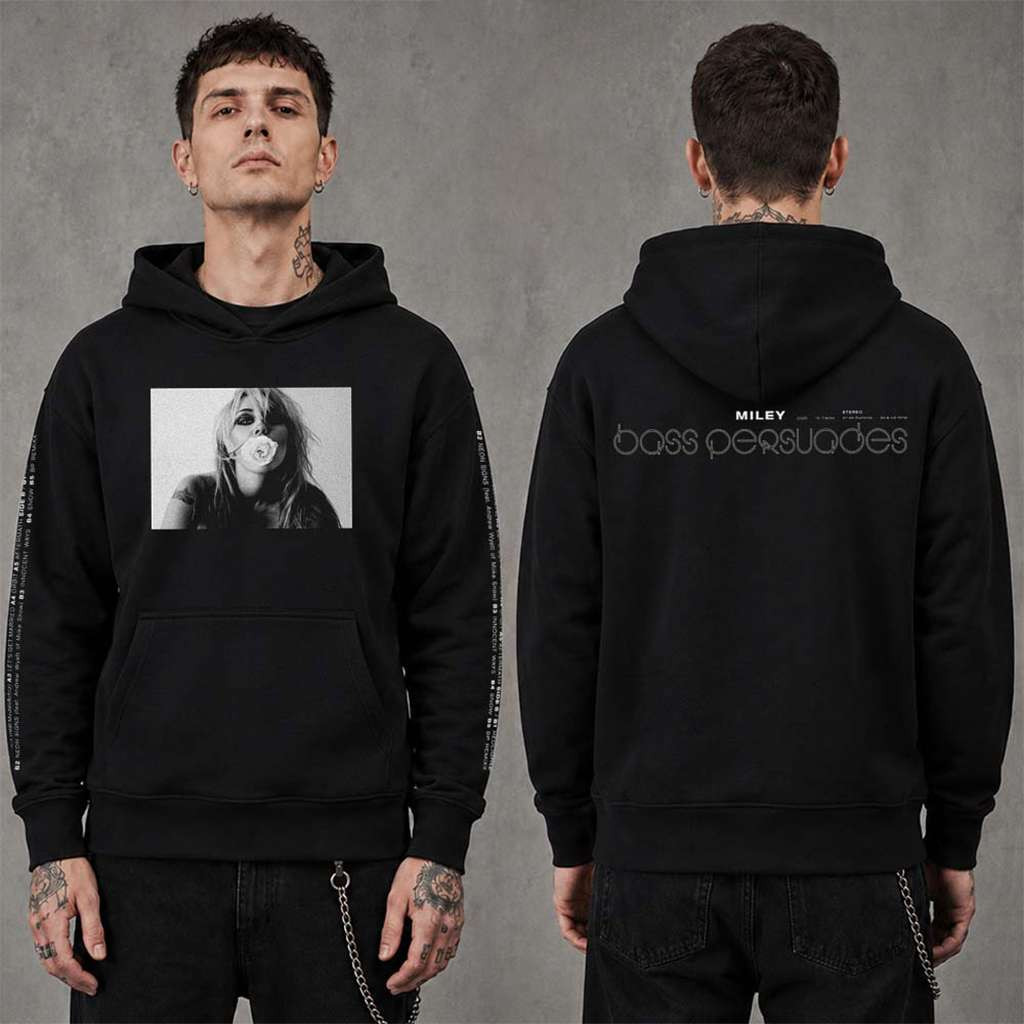 Miley Cyrus Bass Persuades Album Hoodie Miley Merch Presents For Music Lovers