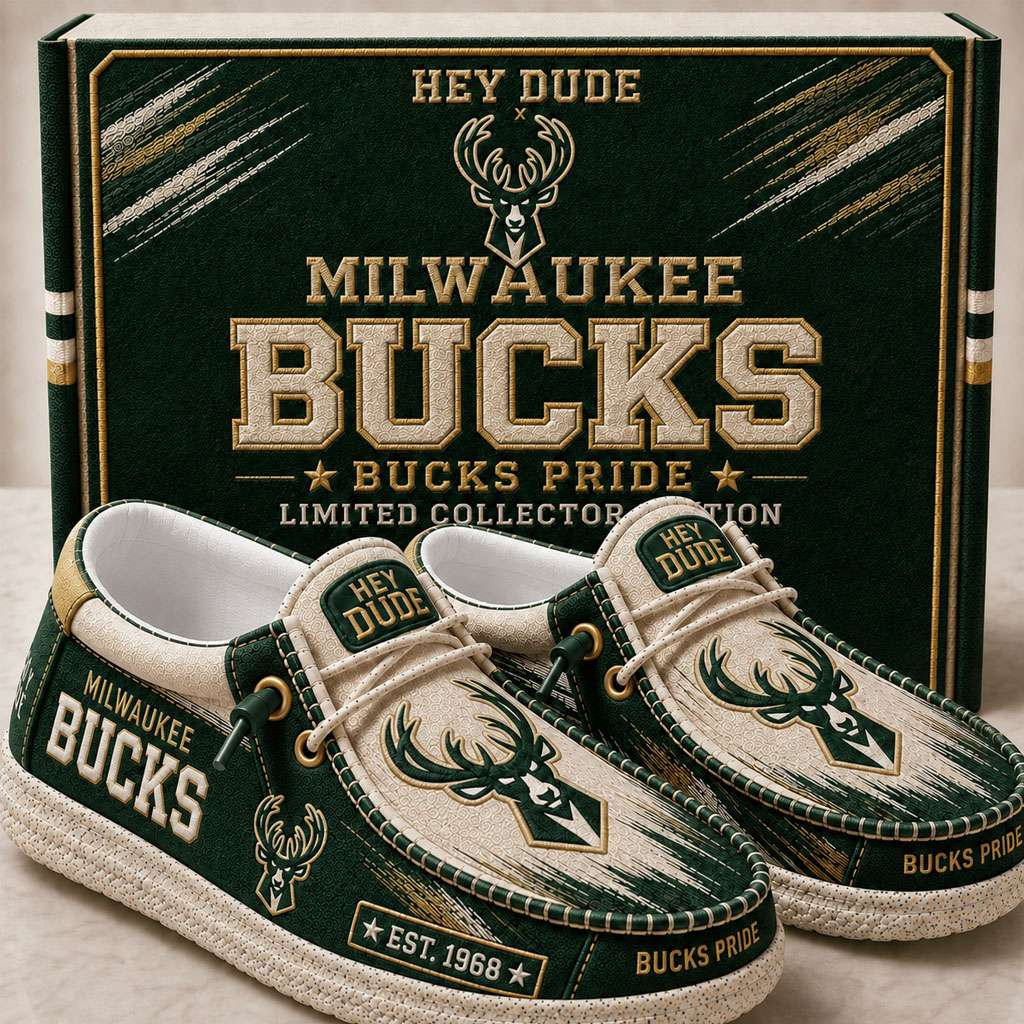 Milwaukee Bucks Merch Est 1968 Bucks Pride Slip-On Loafers Gift For Basketball Lover Milwaukee Bucks Merch Est 1968 Bucks Pride Slip-On Loafers Gift For Basketball Lover