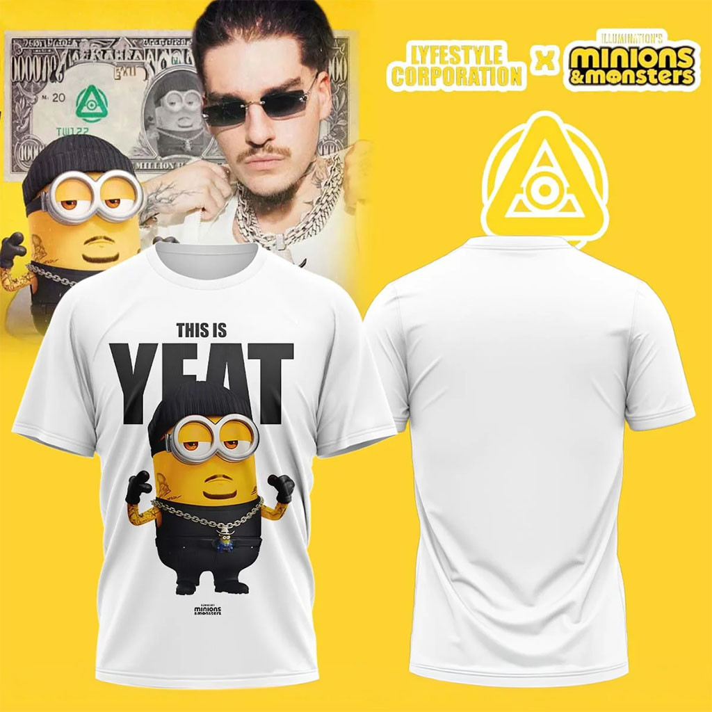 Minions This Is Yeat T-Shirt Luan Oliveira Minions And Monsters Collab Tee Luan Oliveira Merch