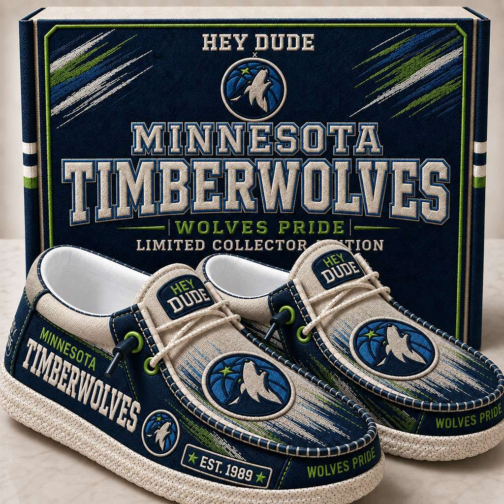 Minnesota Timberwolves Merch Est 1989 Wolves Pride Slip-On Loafers Gift For Basketball Fan