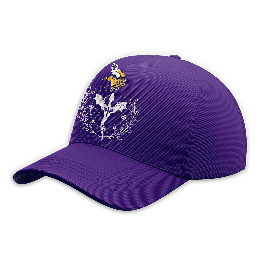 Minnesota Vikings Dragon Wing Fantasy Night 2026 Hat MN Vikings Merch Game Day Gift For Fans