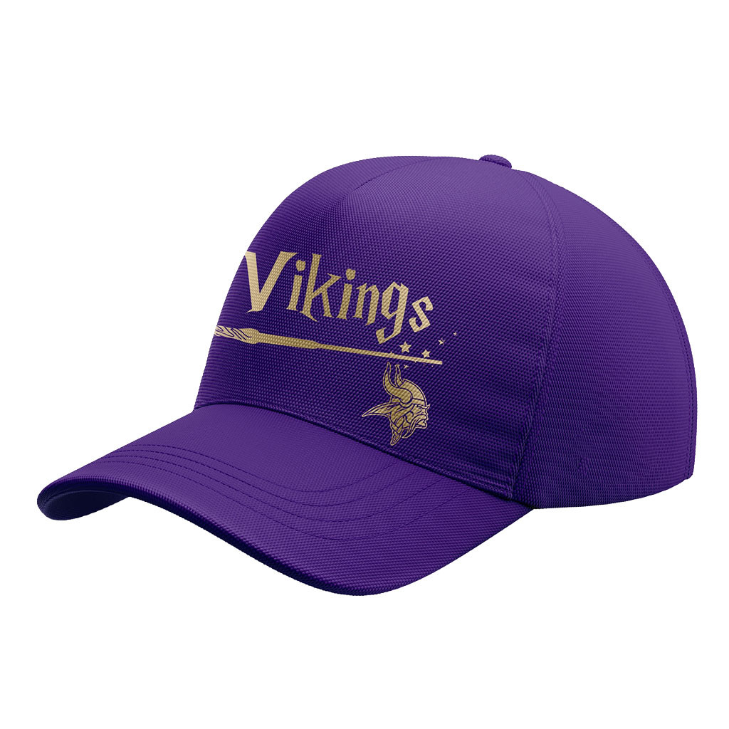 Minnesota Vikings Harry Potter 25th Anniversary Hat MN Vikings Merch Football Gift For Game Day
