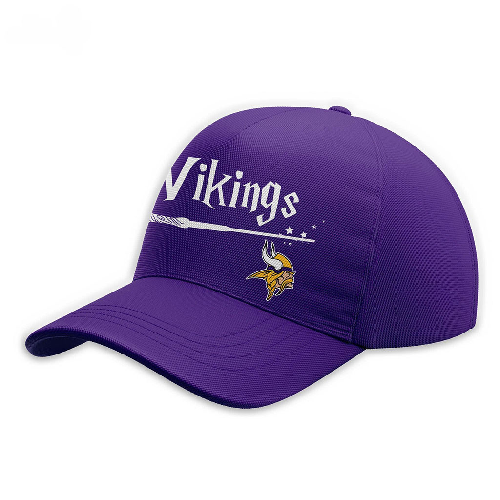 Minnesota Vikings Harry Potter 25th Anniversary Hat MN Vikings Merch Gift For Football Lovers