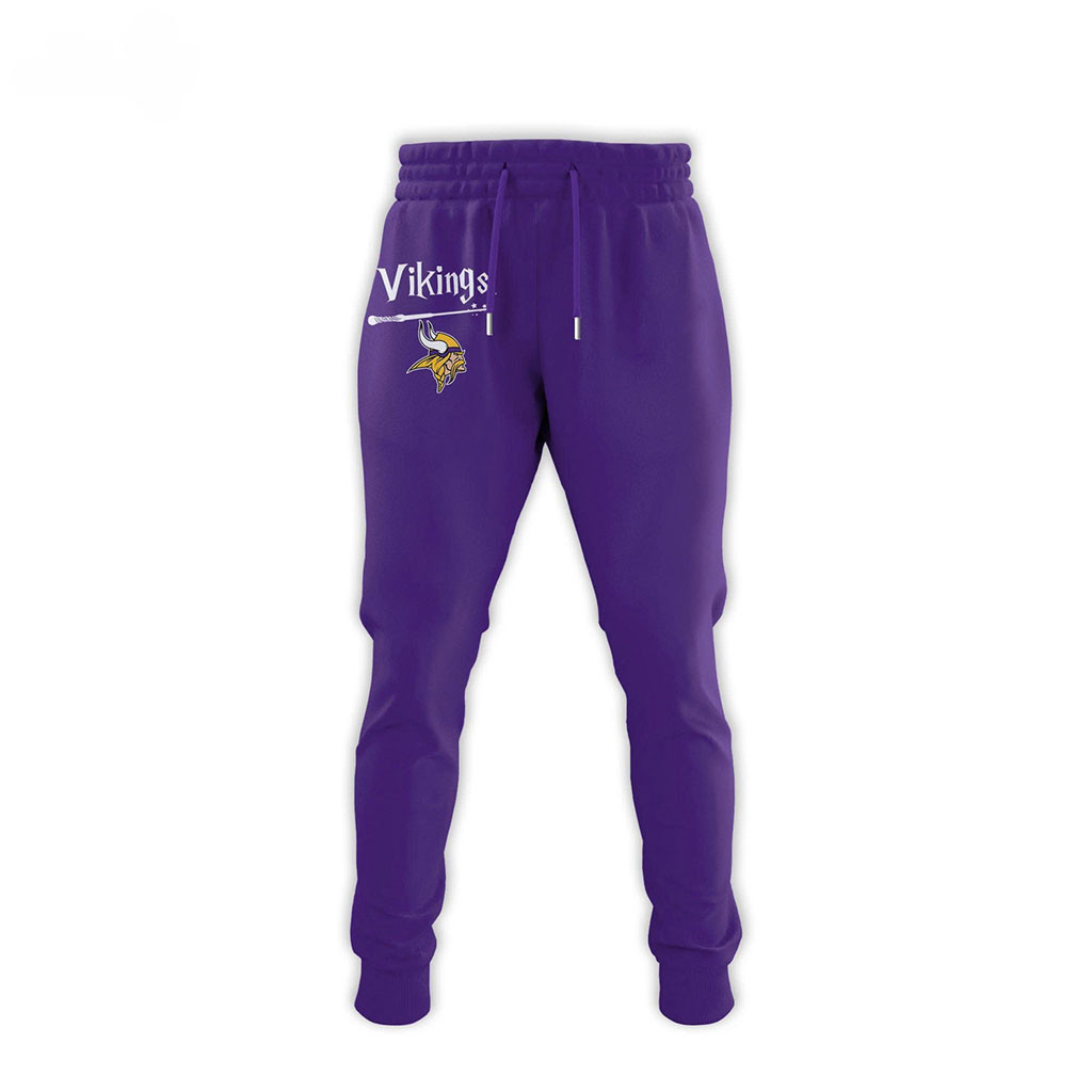 Minnesota Vikings Harry Potter 25th Anniversary Sweatpants MN Vikings Merch Best Football Gift