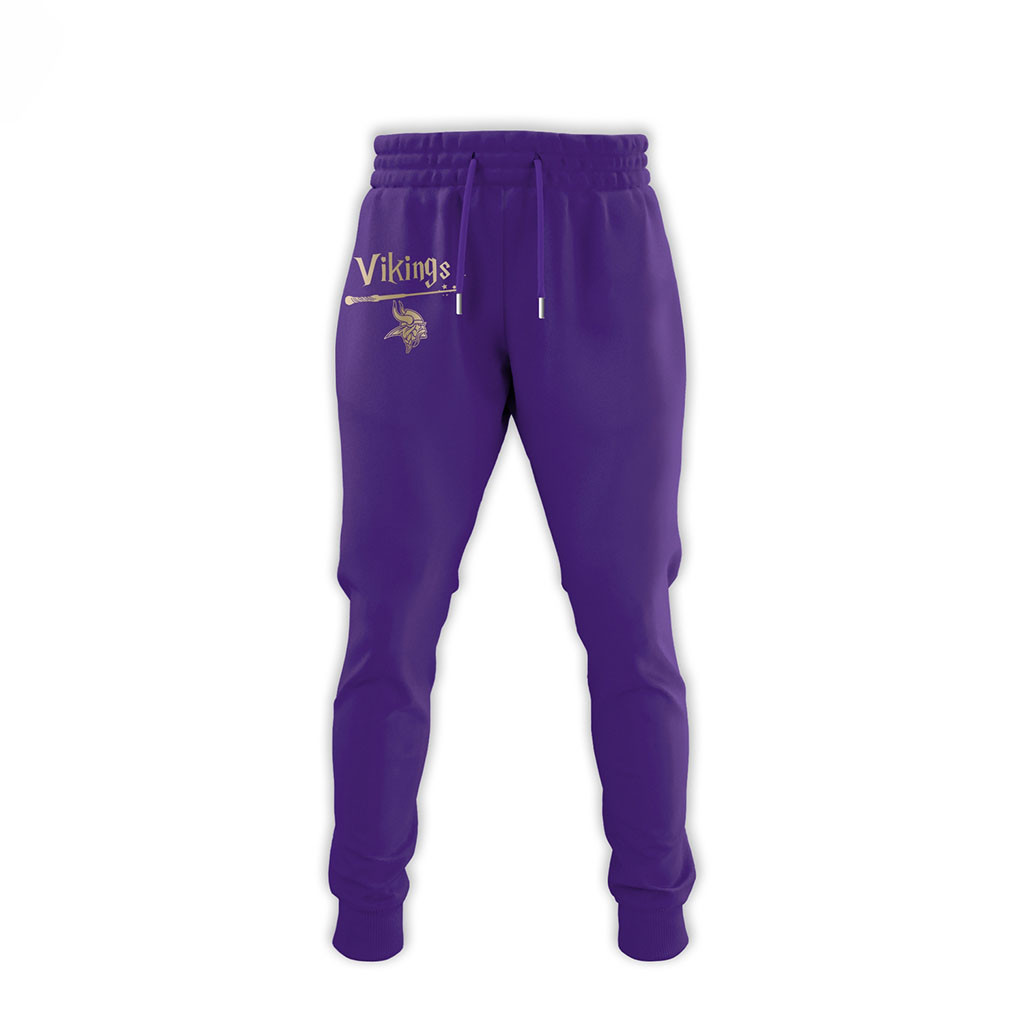 Minnesota Vikings Harry Potter 25th Anniversary Sweatpants MN Vikings Merch Gift For Husband