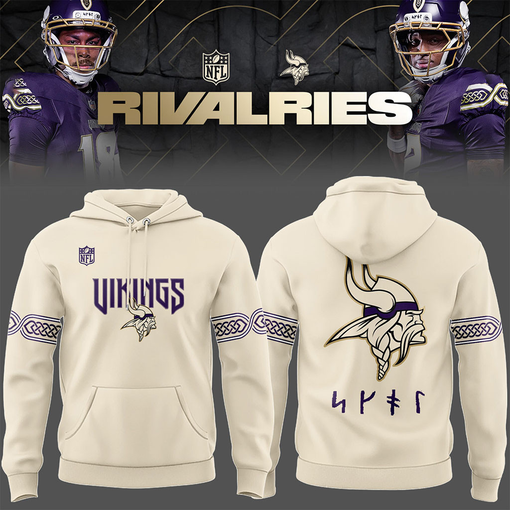 Minnesota Vikings Rivalries Hoodie 2026 MN Vikings Merch Football Enthusiast Gifts
