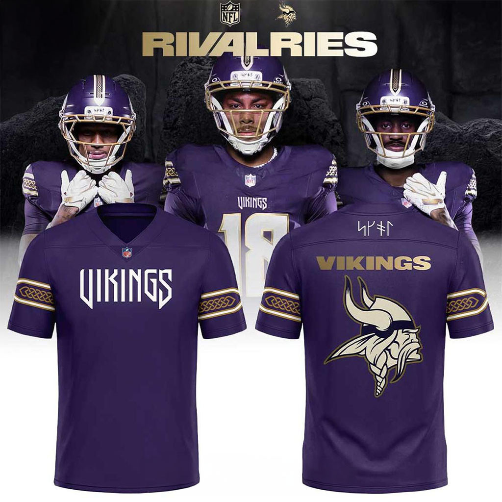 Minnesota Vikings X Rivalries The Embodiment Of The North 2026 Football Jersey MN Vikings Merch Minnesota Vikings X Rivalries The Embodiment Of The North 2026 Football Jersey MN Vikings Merch