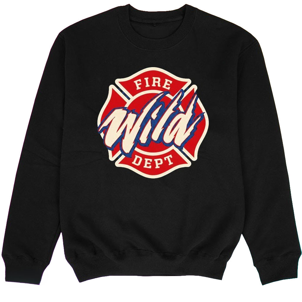 Minnesota Wild Firefighter Appreciation Sweatshirt 2026 Minnesota Wild Merch Hockey Fan Gifts