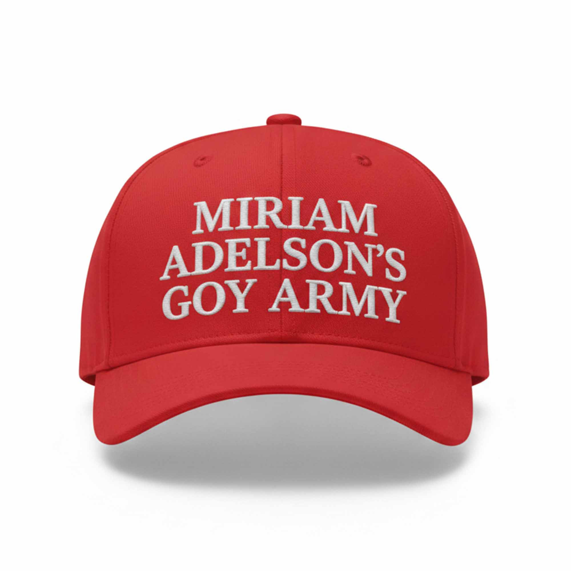 Miriam Adelson's Goy Army Hat