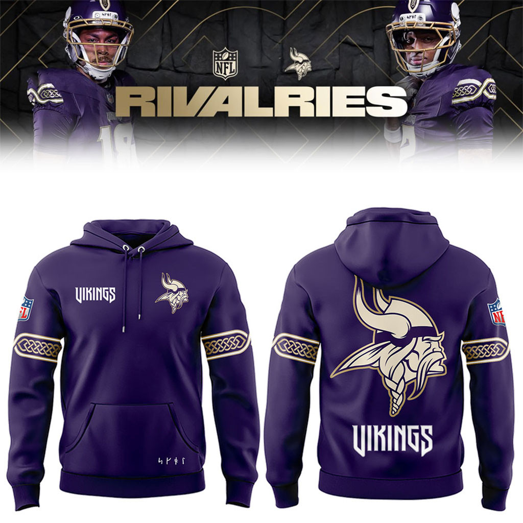 MN Vikings Merch 2026 Vikings Rivalries Hoodie The Embodiment Of The North Hoodie Fan Gifts