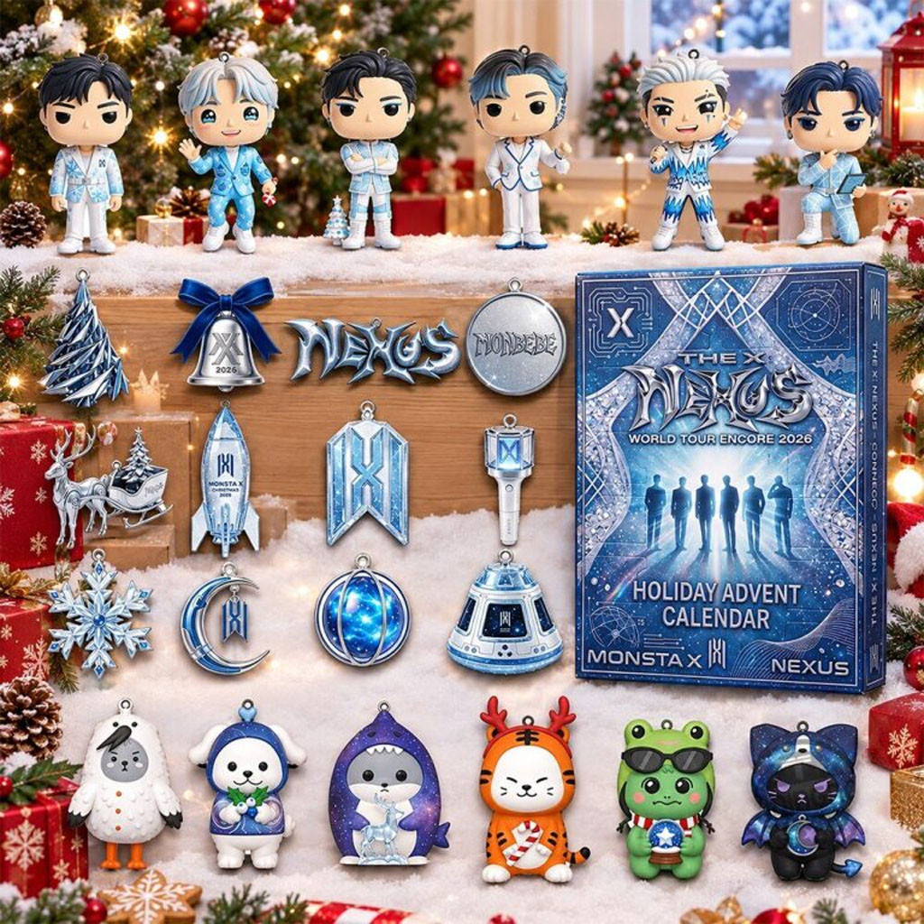 Monsta X THE X NEXUS World Tour Encore 2026 Holiday Advent Calendar Monsta X Merch Fan Gifts
