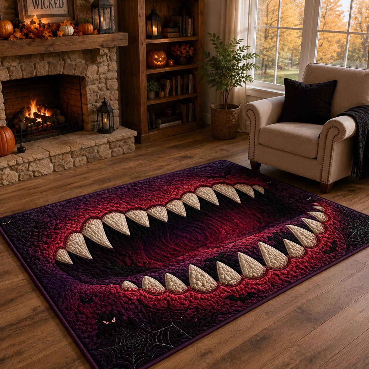 Monster Corridor Area Rug Best Halloween House Cool Halloween Gifts
