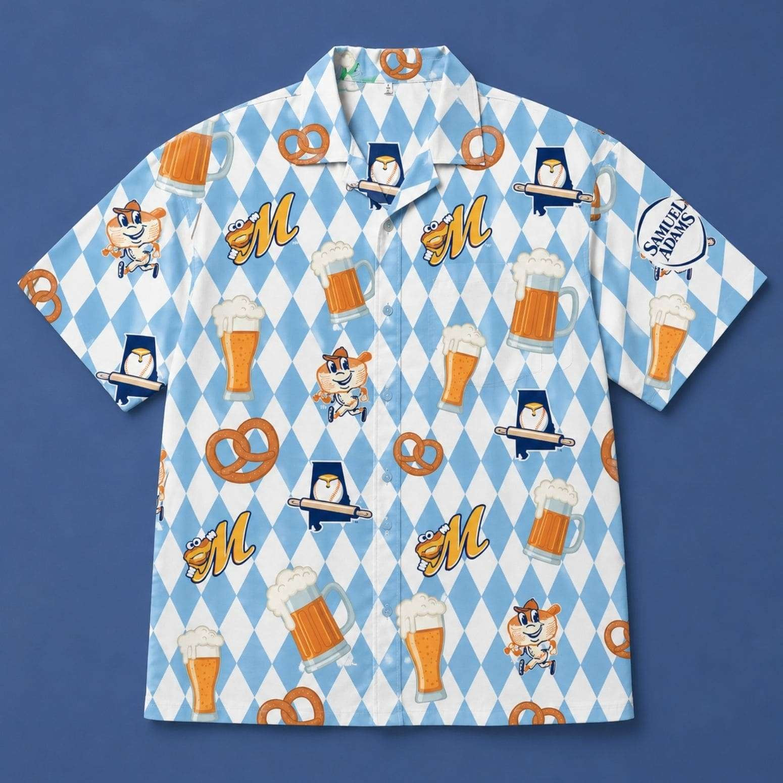 Montgomery Biscuits Oktoberfest Hawaiian Shirt Montgomery Biscuits Merch Gifts For Fans