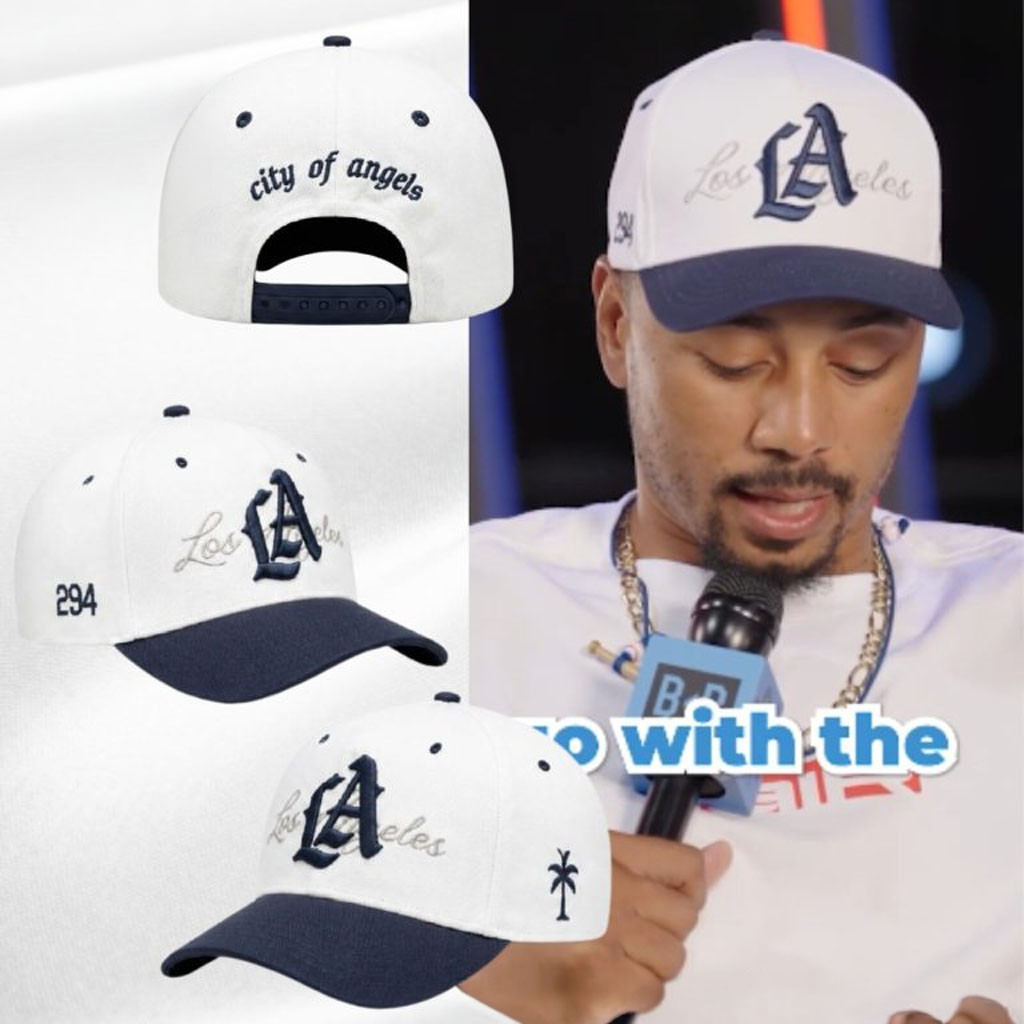 Mookie Betts LA Angeles City Of Angels Hat Embroidered Angeles Merch Gifts For Baseball Fans