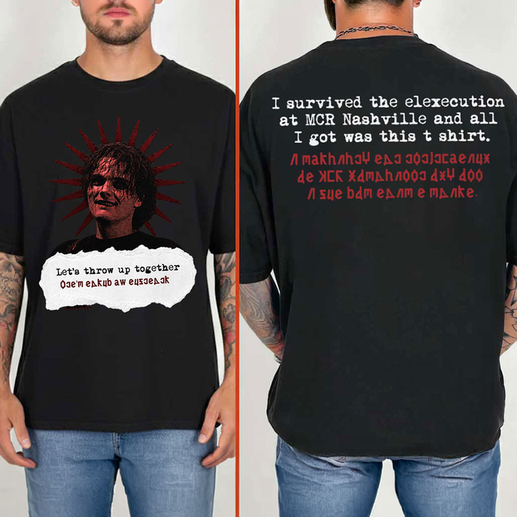 My Chemical Romance Gerard Way Nashville Rock T-Shirt MCR Merch 2026 Gift For Music Fans
