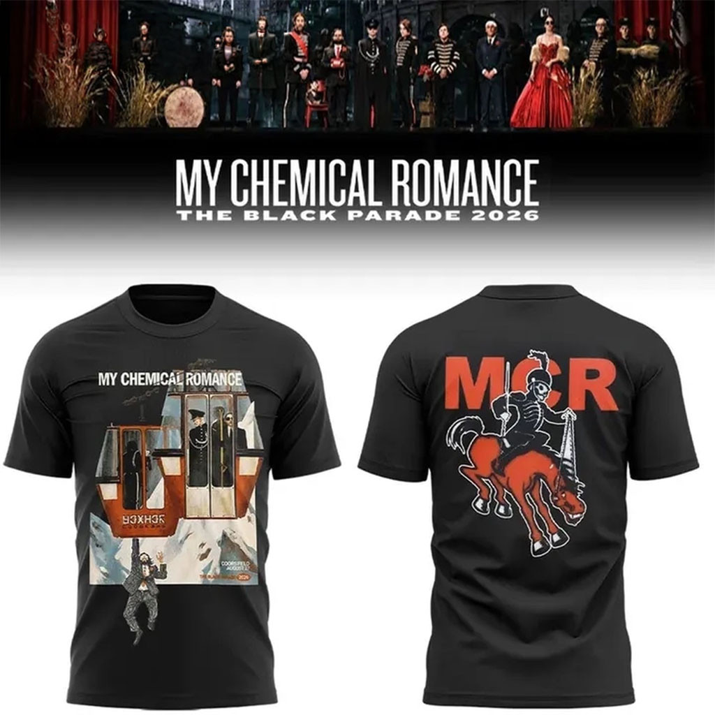 My Chemical Romance Long Live The Black Parade Tour US 2026 At Denver T-Shirt MCR Merch