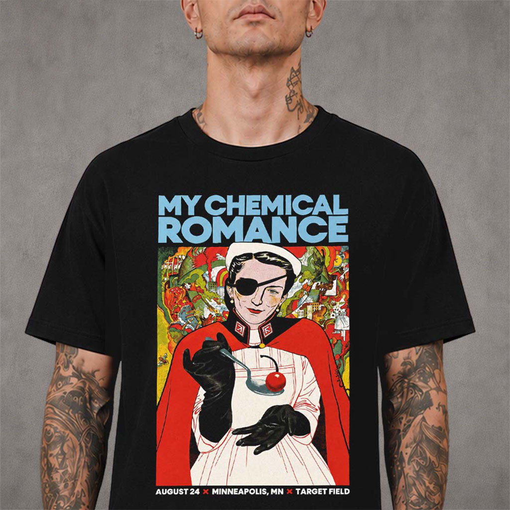 My Chemical Romance Minneapolis Minnesota 2026 City T-Shirt My Chemical Romance Merch Fan Gifts