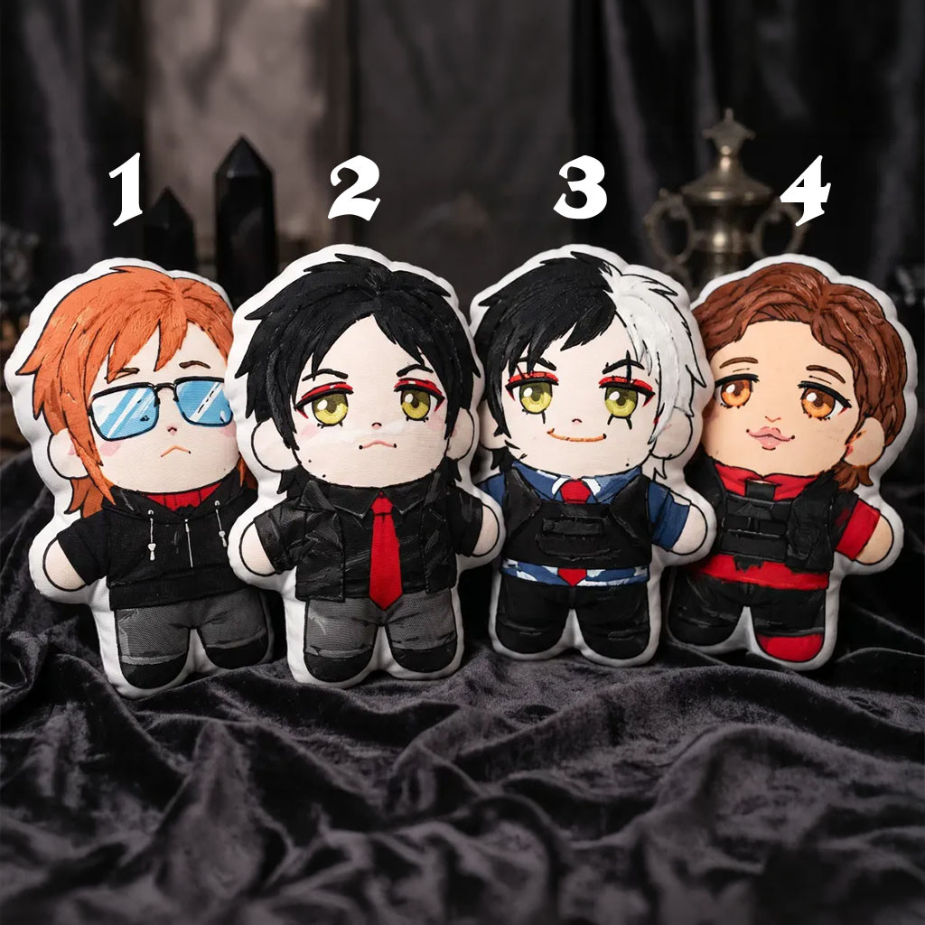 My Chemical Romance Three Cheers For Sweet Revenge Chibi Plush Pillow MCR Merch 2026 Fan Gifts