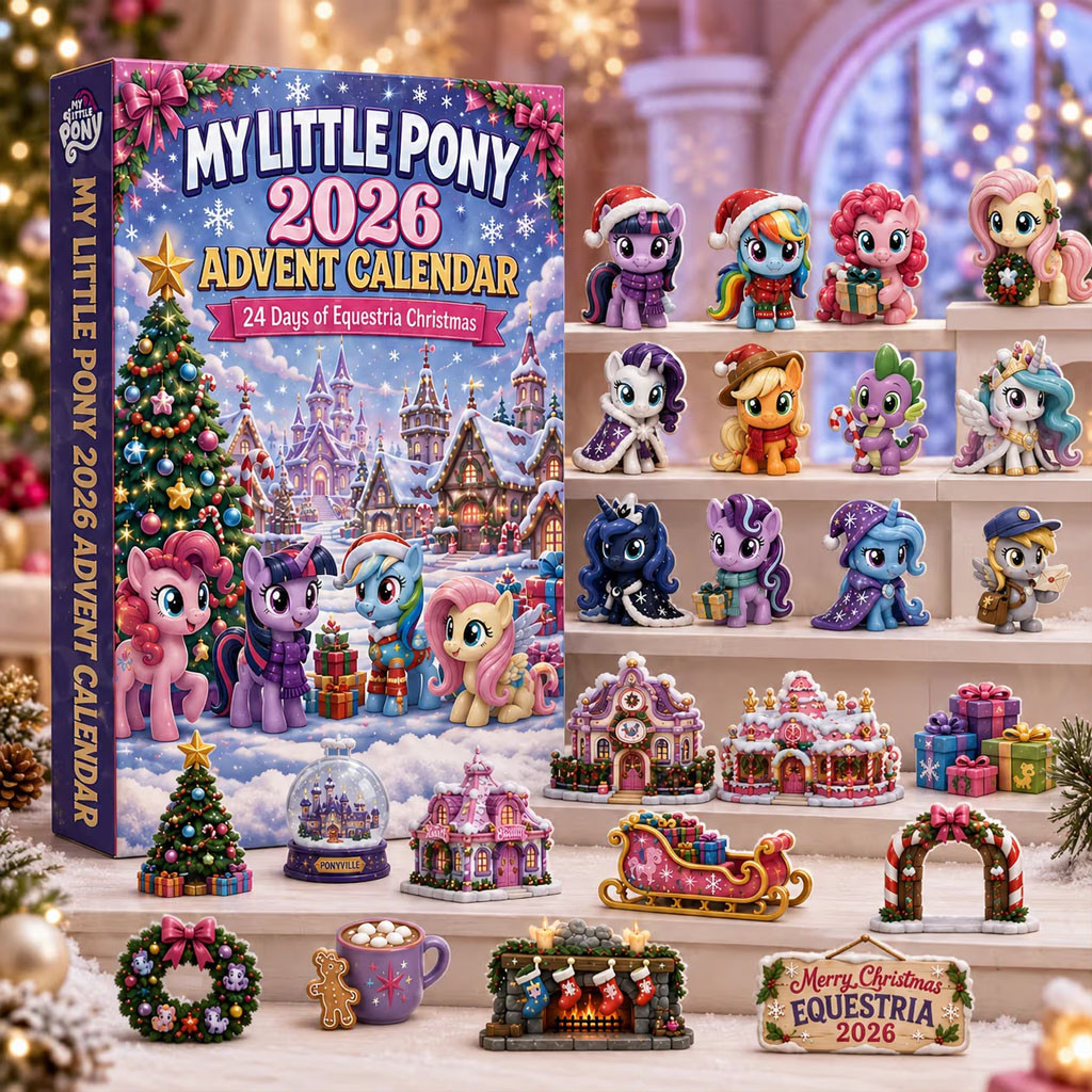 My Little Pony Equestria 2026 Holiday Advent Calendar Xmas Tree Ornaments Christmas Decor Gifts