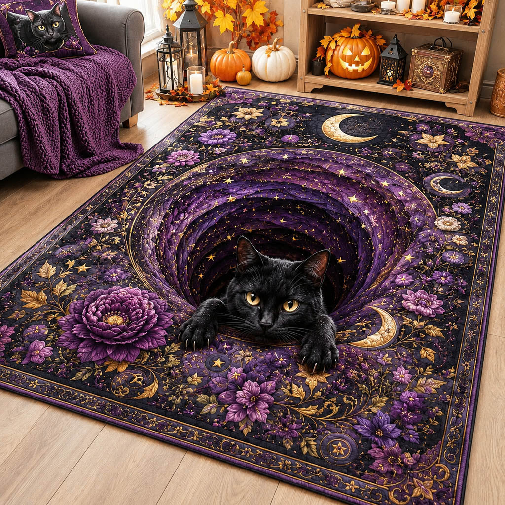 Mystic Cat Sanctuary Area Rug Halloween Room Decor Good Halloween Presents Mystic Cat Sanctuary Area Rug Halloween Room Decor Good Halloween Presents