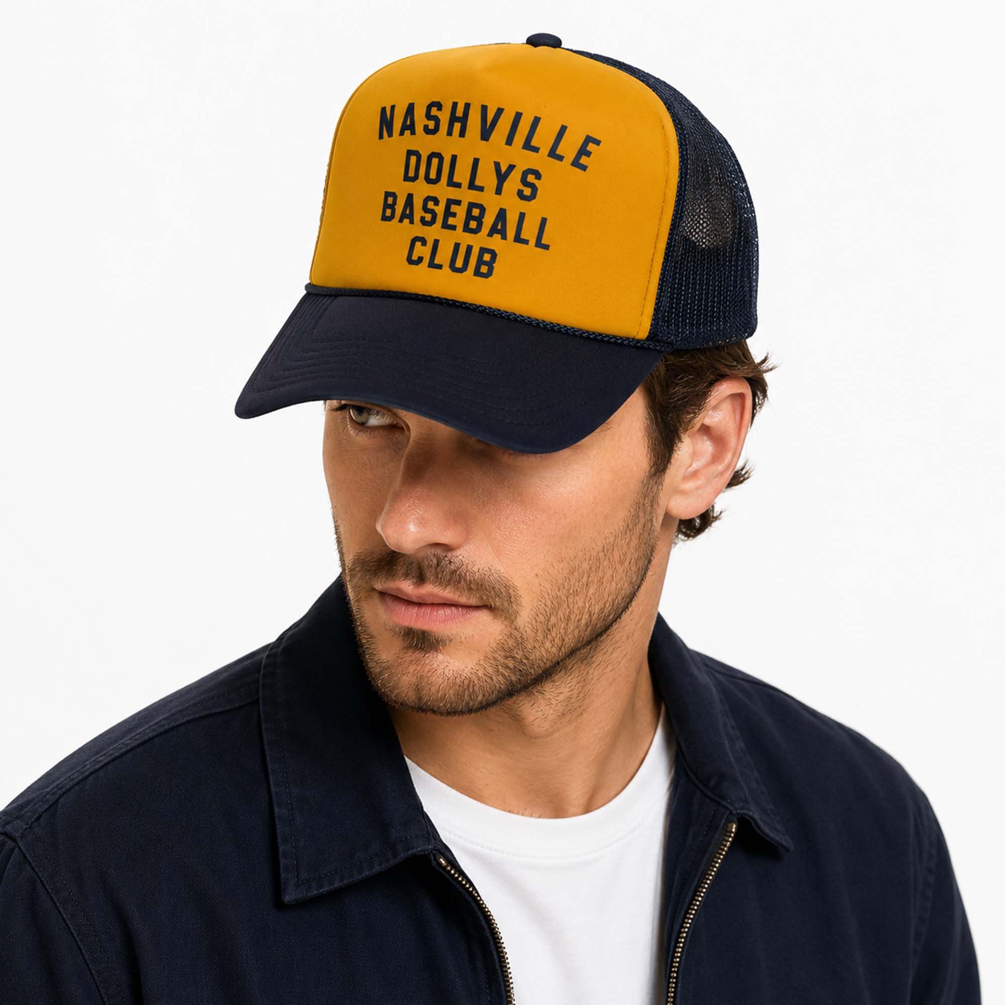 Nashville Dollys Baseball Club Retro Trucker Hat