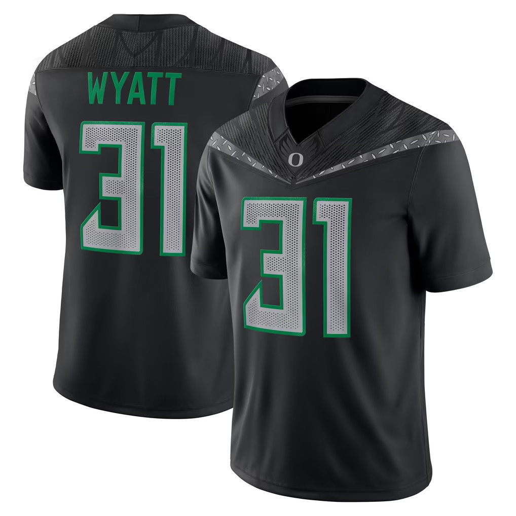 Nasir Wyatt Jersey Shirt Oregon Ducks Merch 2026 #31 Oregon Football Alumni Game Jersey Black Nasir Wyatt Jersey Shirt Oregon Ducks Merch 2026 #31 Oregon Football Alumni Game Jersey Black
