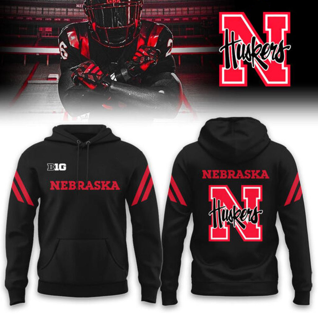 Nebraska Cornhuskers 2026 Alternate Uniform Hoodie Cornhuskers Merch Presents For Football Lovers