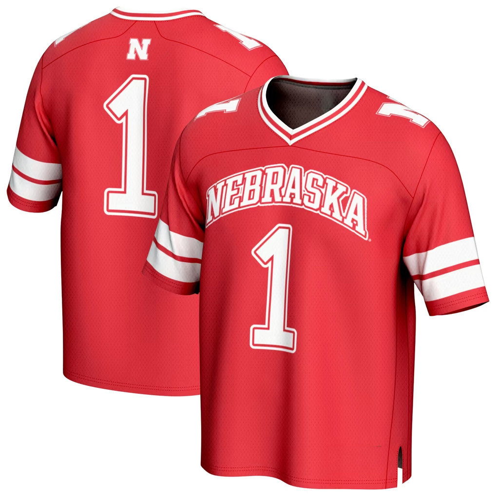 Nebraska Huskers Merch 2026 #1 Nebraska Huskers GameDay Greats Collegiate Football Jersey Gifts
