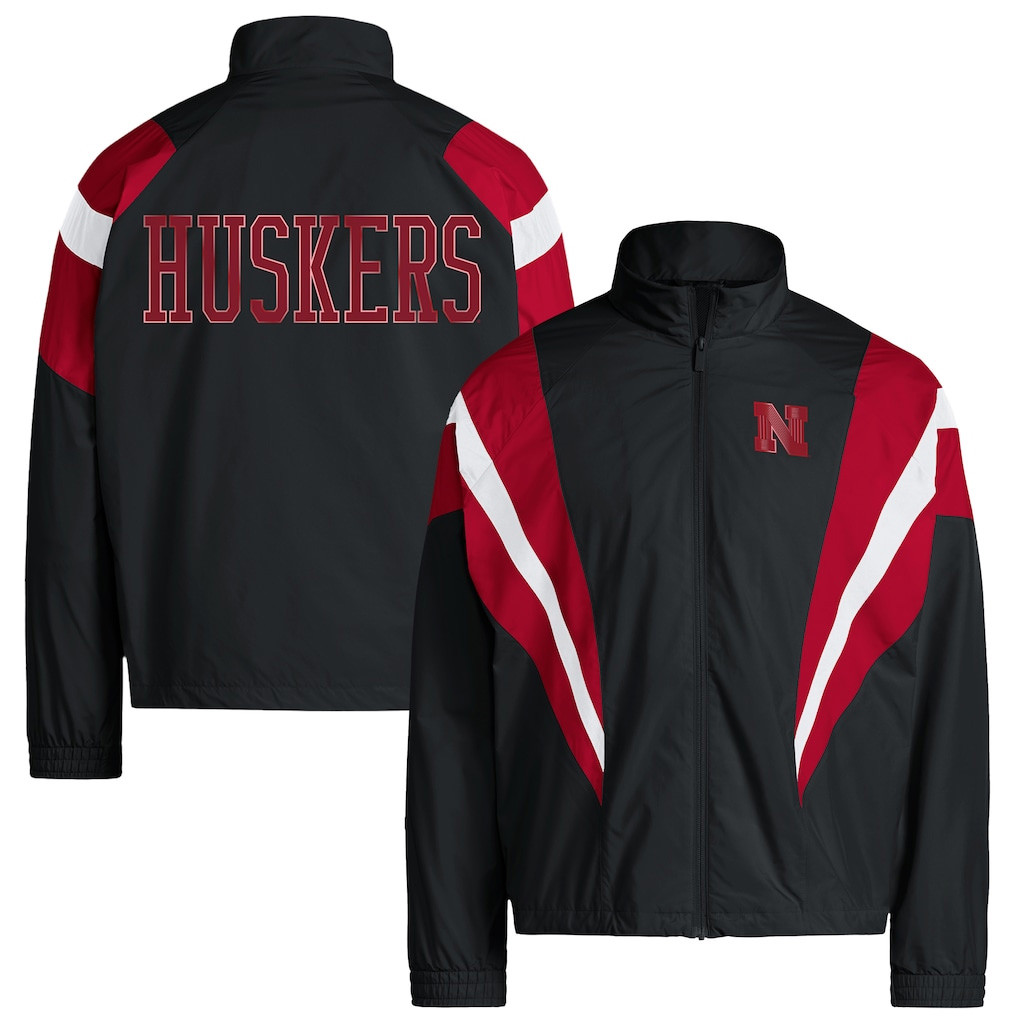 Nebraska Huskers Merch 2026 Nebraska Huskers Our Red Burns Brighter Zip Jacket Black Gifts