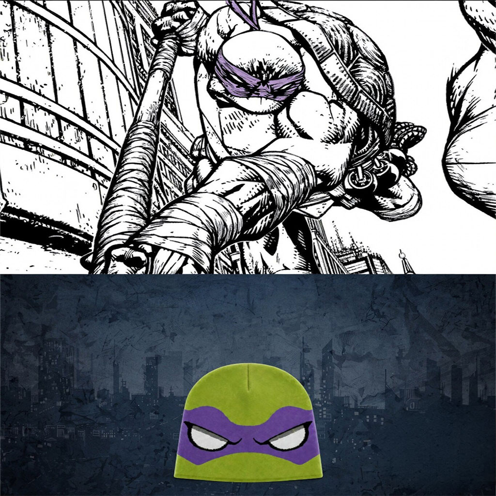 Neptun Teenage Mutant Ninja Turtles Donatello Collaboration Beanie Hat Ninja Turtles Merch