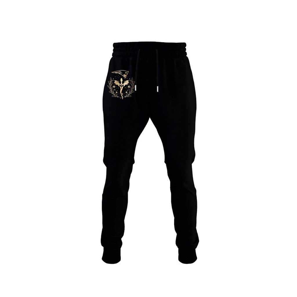 New England Patriots Dragon Wing Fantasy Night 2026 Sweatpants NE Patriots Merch Black