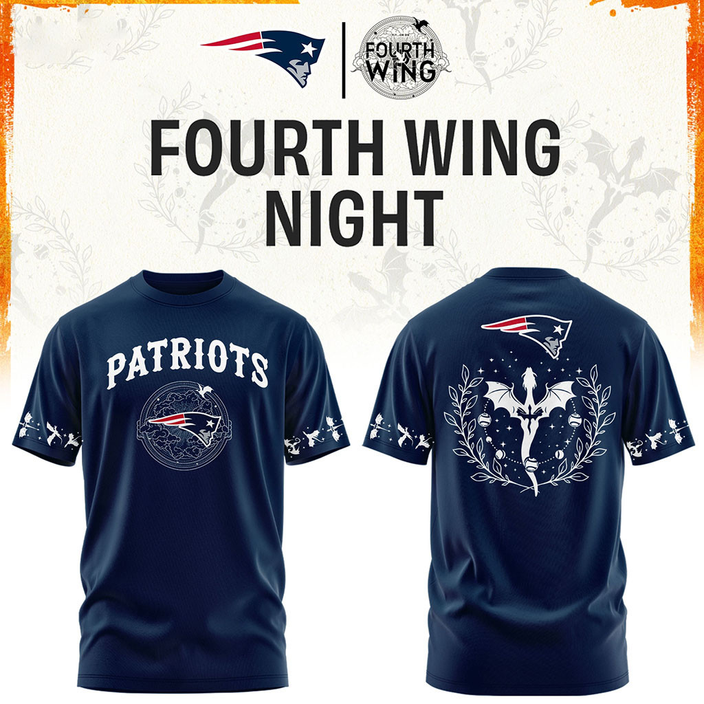 New England Patriots Dragon Wing Fantasy Night 2026 T-Shirt NE Patriots Merch Game Day Gifts