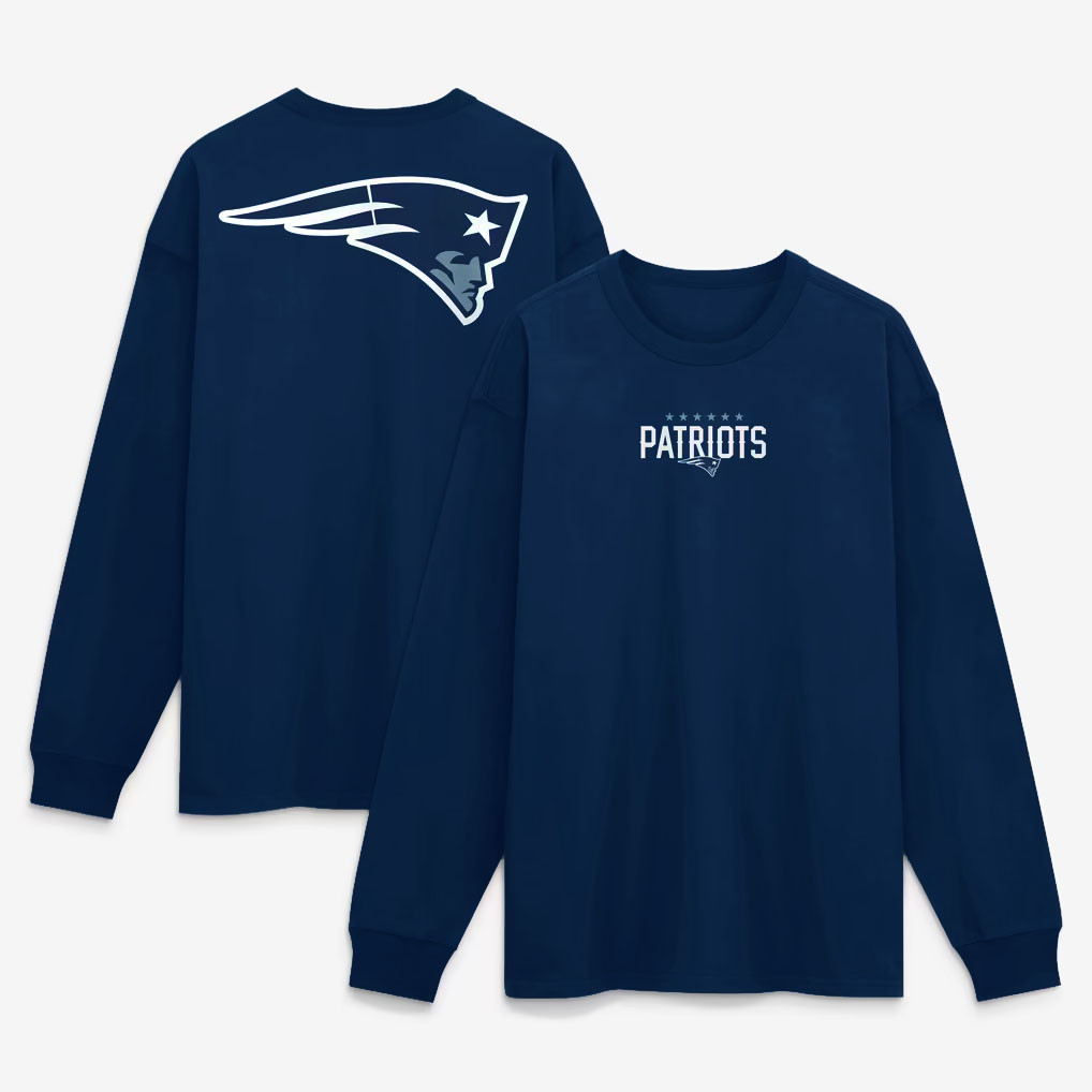 New England Patriots Merch 2026 NE Patriots Rivalries Collection Max90 Long Sleeve T-Shirt