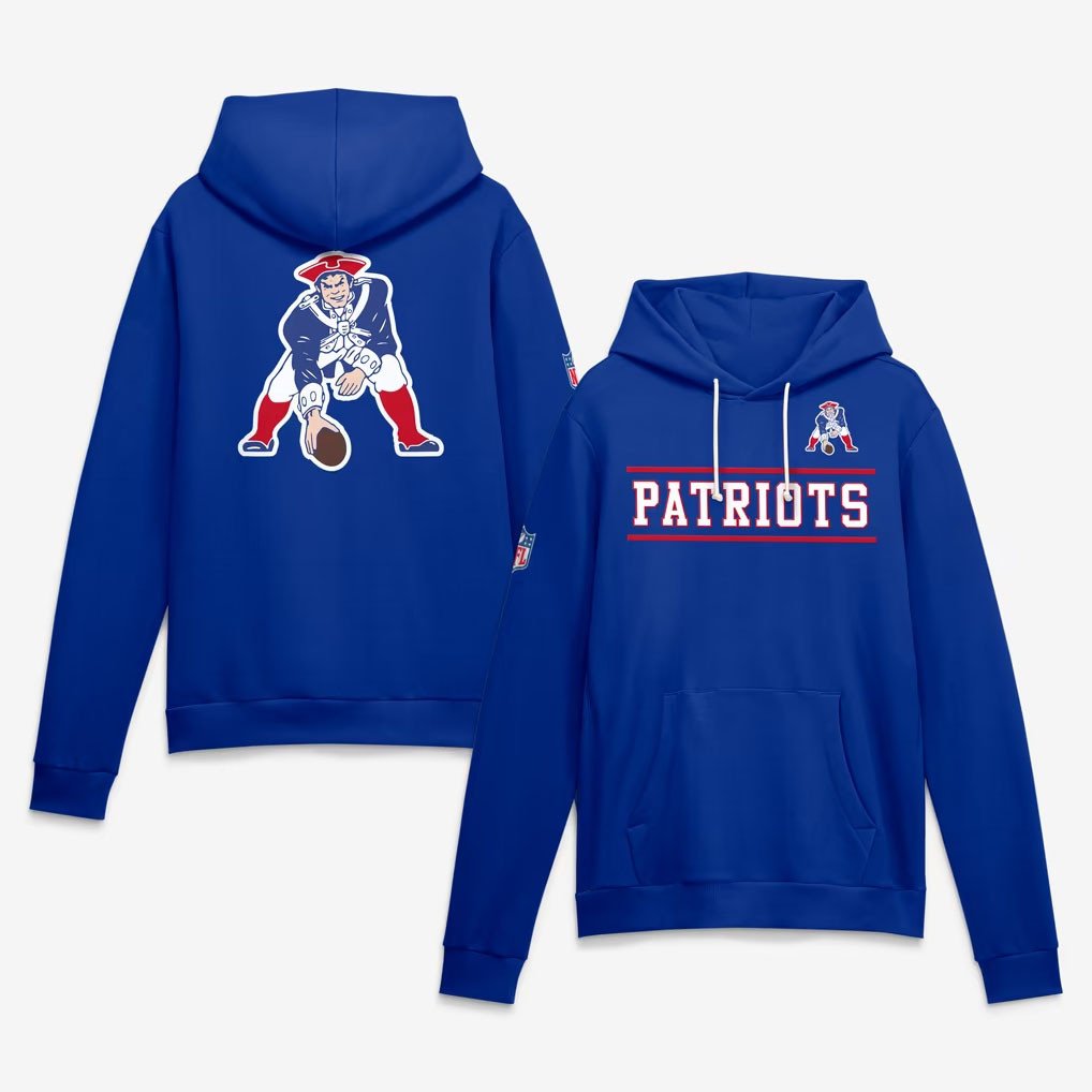 New England Patriots Merch 2026 NE Patriots Standard Issue Replay Alternate Hoodie Fan Gifts