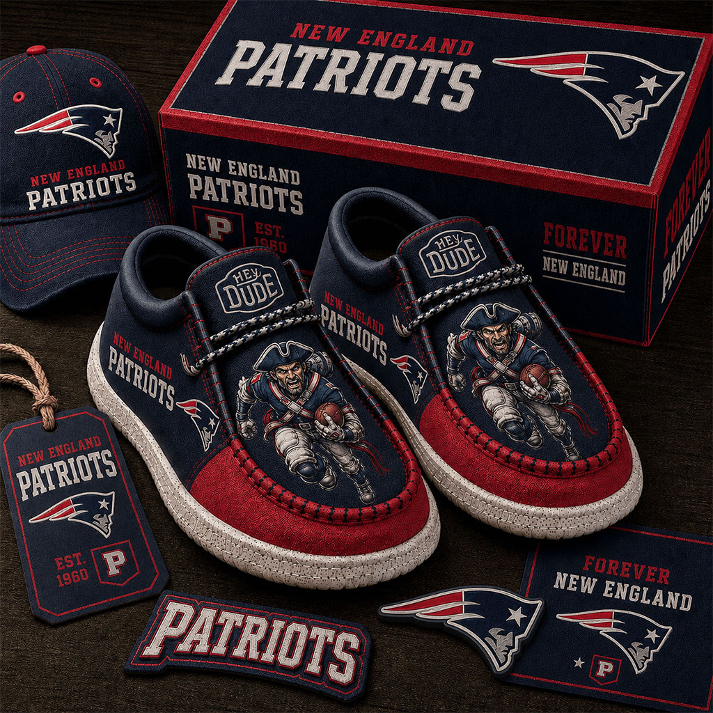 New England Patriots Shoes Football Game Day Loafers NE Patriots Merch Unusual Football Gifts New England Patriots Shoes Football Game Day Loafers NE Patriots Merch Unusual Football Gifts