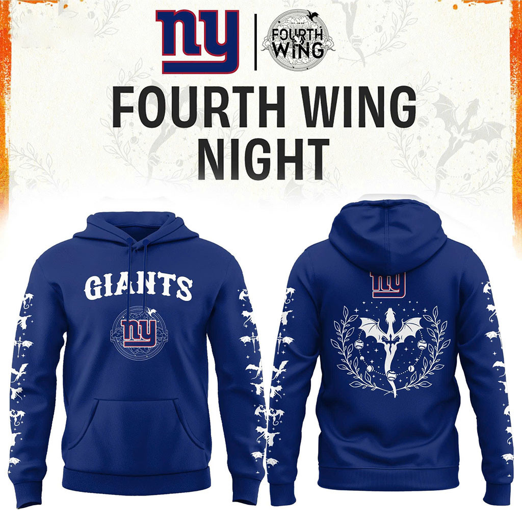 New York Giants Dragon Wing Fantasy Night 2026 Hoodie NY Giants Merch Best Football Gifts